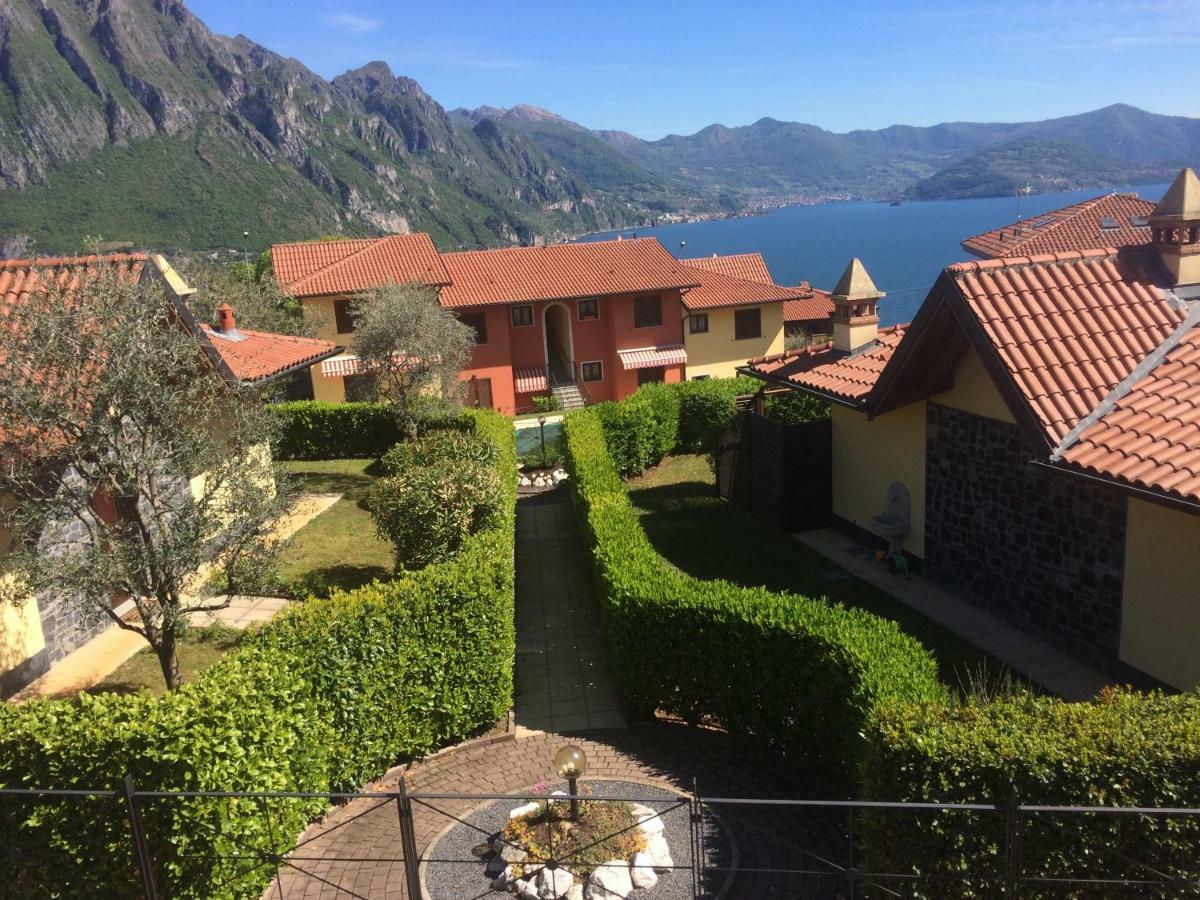 Irina'S House With View On Like And Swimming Pool Apartamento Riva di Solto Exterior foto
